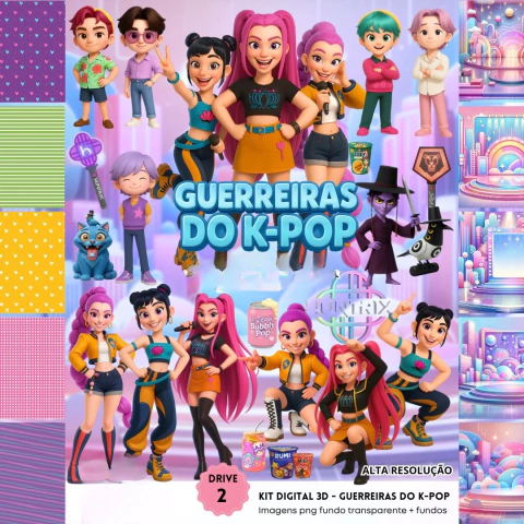 Kit Digital - Guerreiras do K-Pop 3D