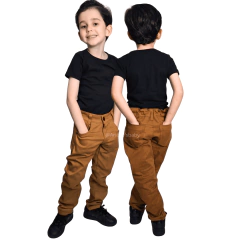 Calça Slim Caramelo Infantil Juvenil Tradicional Masculina 4 Ao 16 - comprar online