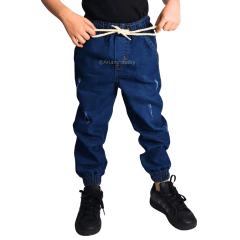 Calça Jeans Infantil Jogger Masculina 4 ao 16 Menino