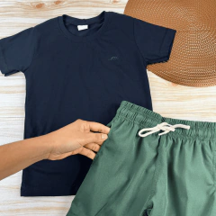 Conjunto Infantil short Tactel Camiseta Menino - comprar online