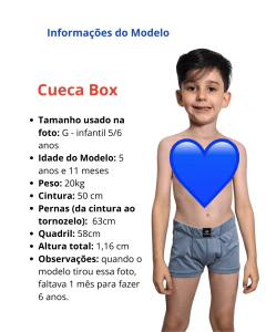 Kit 10 Cueca Infantil Box Risca de Giz Juvenil Microfibra - Arianys Baby