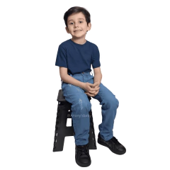 Calça Slim Infantil Masculina Menino Jeans 4 ao 16
