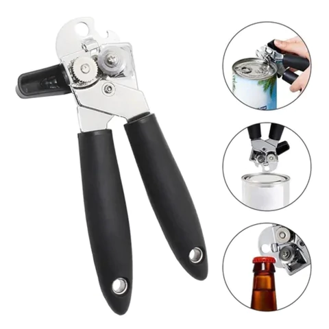 Abrelatas Mariposa Patagonia Home Negro Acero 21 Cm - comprar online