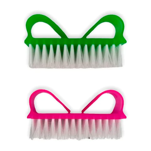 Combo X2 Cepillo Para Uñas Manicuria Pedicuria Cerdas Suaves - comprar online