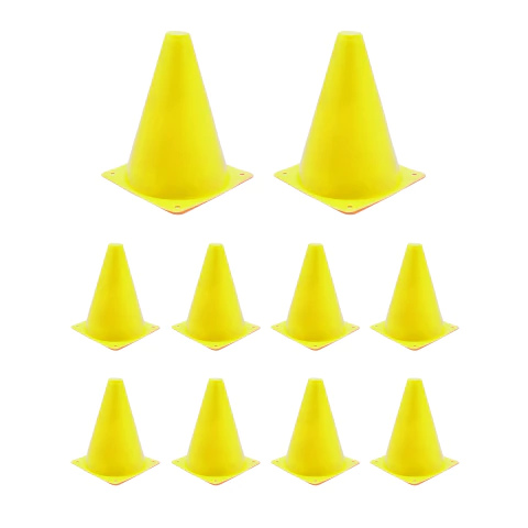 Pack X10 Cono 18 Cm Alto Entrenamiento Coordinación Fitnes - comprar online