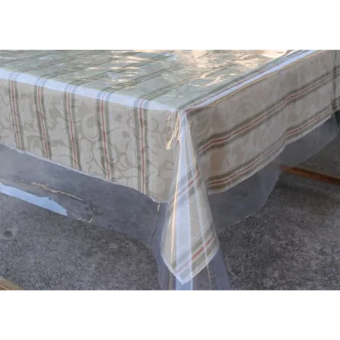 Cubre Mantel Transparente Liviano 1.80 X 1.40 Pvc 50 Micron - comprar online