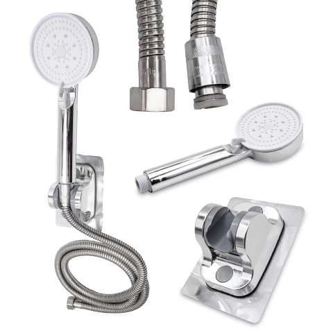 Duchador 5 Modos De Lluvia Con Flexible Y Soporte - comprar online