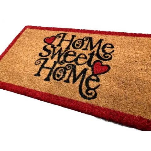 Felpudo Alfombra Entrada Puerta Bienvenida Coco Alto Premium - comprar online