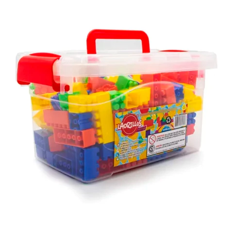 Ladrillos Encastre En Valija Juguete Niños Diversion X140 Pz - comprar online