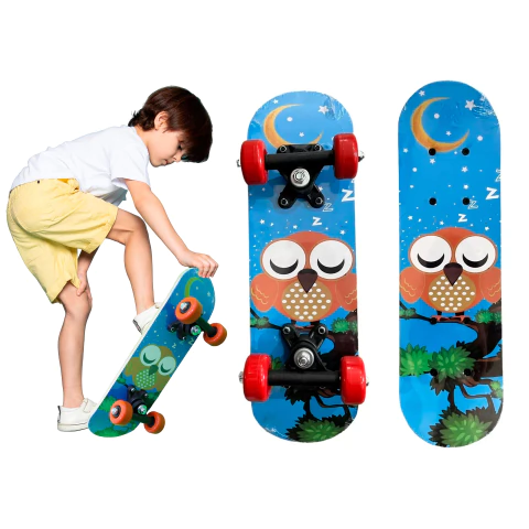 Patineta Skate Niños 43cm Trucks Pvc Reforzado C/premium - comprar online