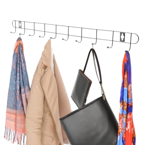 Perchero Patagonia Home 10 Ganchos Metal Brillante - comprar online