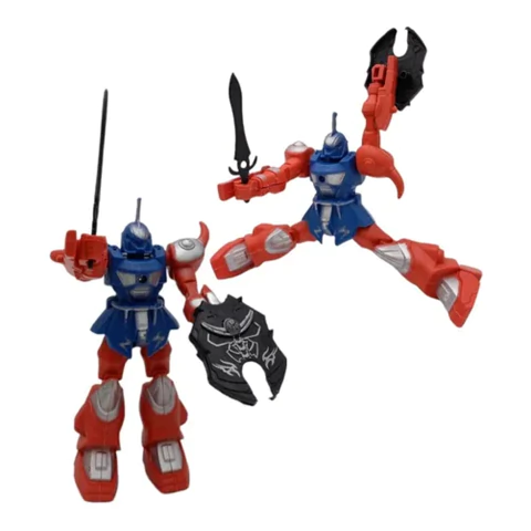 Robot Juguete Articulado Con Luz +accesorios Niños Diversión - comprar online