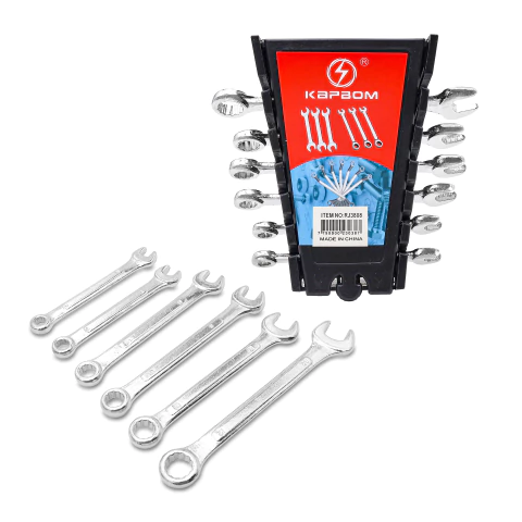 Set Llaves Combinadas Cromadas Plateadas - comprar online