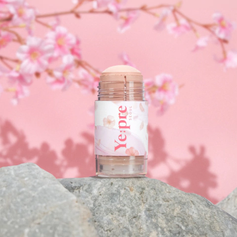 Yepre Mascara Facial Vegana em Bastao de Flor de Cerejeira 35ml
