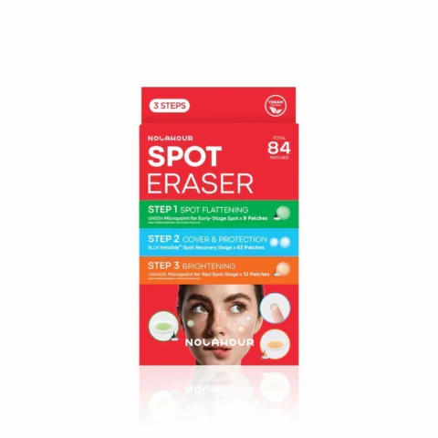 Nolahour - Kit Completo Spot Eraser 3 Passos (green, blue e orange) Adesivos Secativos para Acne