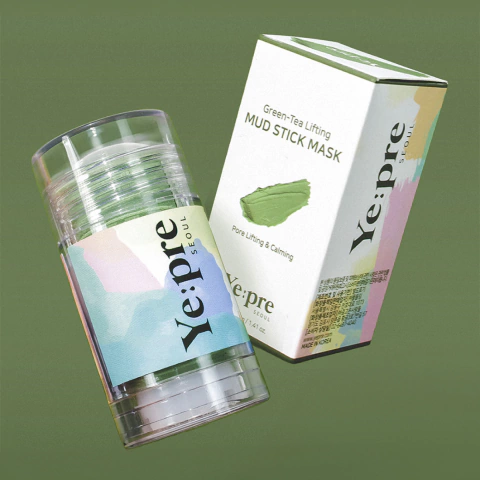 Yepre Mascara Facial Vegana em Bastao de Cha Verde 35ml