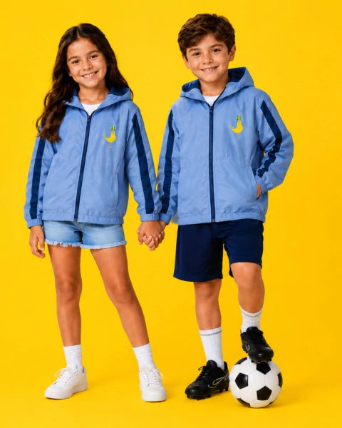 Jaqueta corta vento infantil Copa