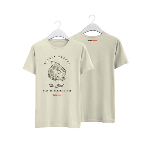 Remera Algodón Urbana Iron Hook Modelo Golden Dorado – Color Crema - comprar online