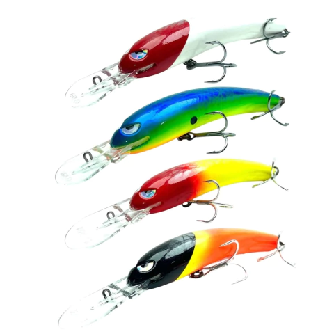 Combo 4 Señuelos Classic Banana Don Kb Trolling – (2) Media Agua + (2) Profundidad - comprar online