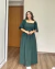 Vestido Veneza verde esmeralda