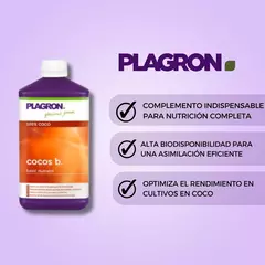 Coco A+b 1 Lts Plagron Fertilizante Cultivo En Fibra De Coco - tienda online
