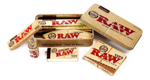Kit Raw Starter Box Lata Sedas Filtros - Morocco Growshop