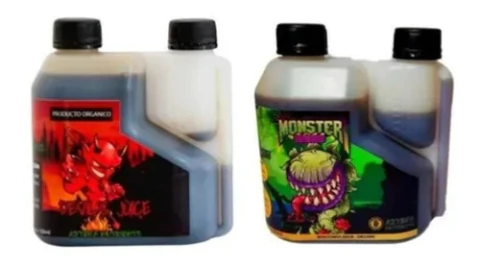 Combo Azteka Devil + Monster 500ml Fertilizante Vege Flora