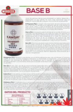Kawsay Combo Completo Fertilizante Apto Hidroponía 250 Ml - Morocco Growshop