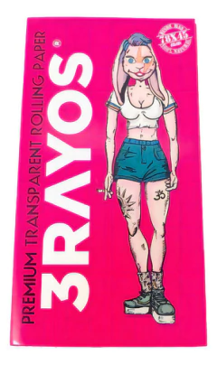 3 Papel Celulosa 3 Rayos 100% Orgánico 78mm - Morocco Growshop