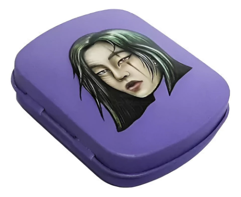 Mini Tin Box Caja De Lata Guardado / Lion Rolling Circus