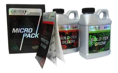 Micro Pack Grotek Solo Tek Grow Y Bloom + Monter Bloom Pro