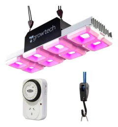 Panel Luces Led Cultivo Growtech Indoor 400w Full Spectrum