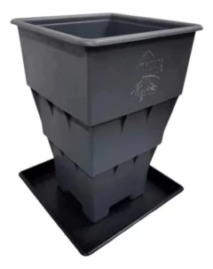 Plato Cuadrado 25x25 X 6 Unidades Ideal Maceta Roots House - tienda online