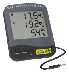 Termohigrometro Prohygro Hygrothermo Premium Garden Highpro