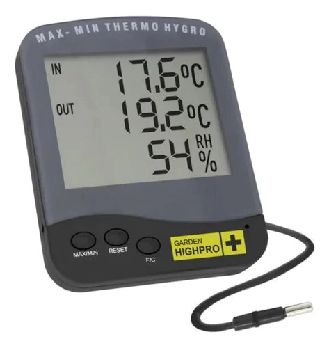 Termohigrometro Prohygro Hygrothermo Premium Garden Highpro