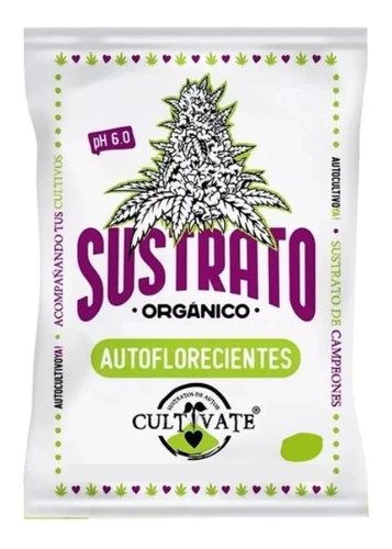 Sustrato Cultivate Autoflorecientes 80 Lts Cultivo Indoor