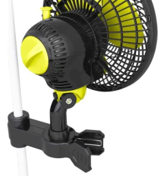 Ventilador Garden Highpro Profan Oscilante Strd Clip Fan 20w Cantidad De Aspas 3 Estructura Negro Aspas Amarilla Diámetro 8 Frecuencia 50/60 Hz Material De Las Aspas Plástico en internet