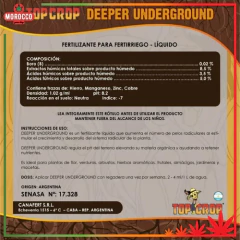 Top Crop Underground Veg Bloom Fertilizante 250ml - comprar online