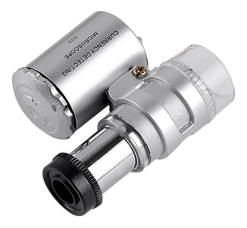 Lupa Microscopio Cultivo Ver Tricomas Portátil 60x Luz Led