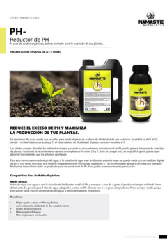Namaste Nutrientes Ph Menos 2 Litros - Morocco Growshop - comprar online