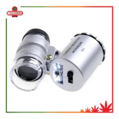Lupa Microscopio Cultivo Ver Tricomas Portátil 60x Luz Led - Morocco Growshop
