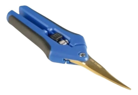 Tijera Curva Manicura Poda Inoxidable Pro - Morocco Growshop