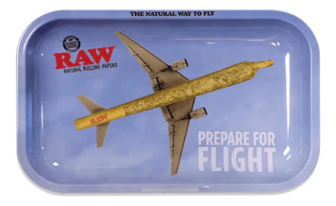 Bandeja Raw Armado Rolling Tray Small Flying - Morocco Grow