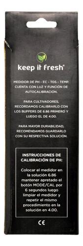 Medidor Kif Keep It Fresh 4 En 1 (ph, Ec, Tds, Temp) en internet