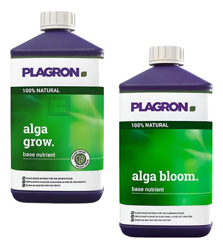 Alga Grow + Bloom Plagron Fertilizante Orgánico 1 Litro