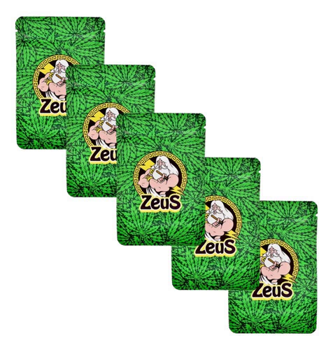 Pack X5 Bolsa De Guardado Zeus Hermética 10x13cm