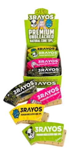 Filtros Carton Conos 3rayos Unbleached Tips Premium Sensei Sabor Neutro - comprar online
