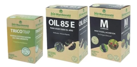 Combo Bio Mamboretá® M 100cc + Oil 85e 100cc + Tricotrap 30c