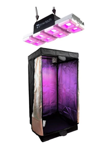 Carpa Armario Cultivo Indoor 120x120x200 Led Growtech 400w