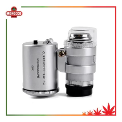 Lupa Microscopio Cultivo Ver Tricomas Portátil 60x Luz Led - comprar online